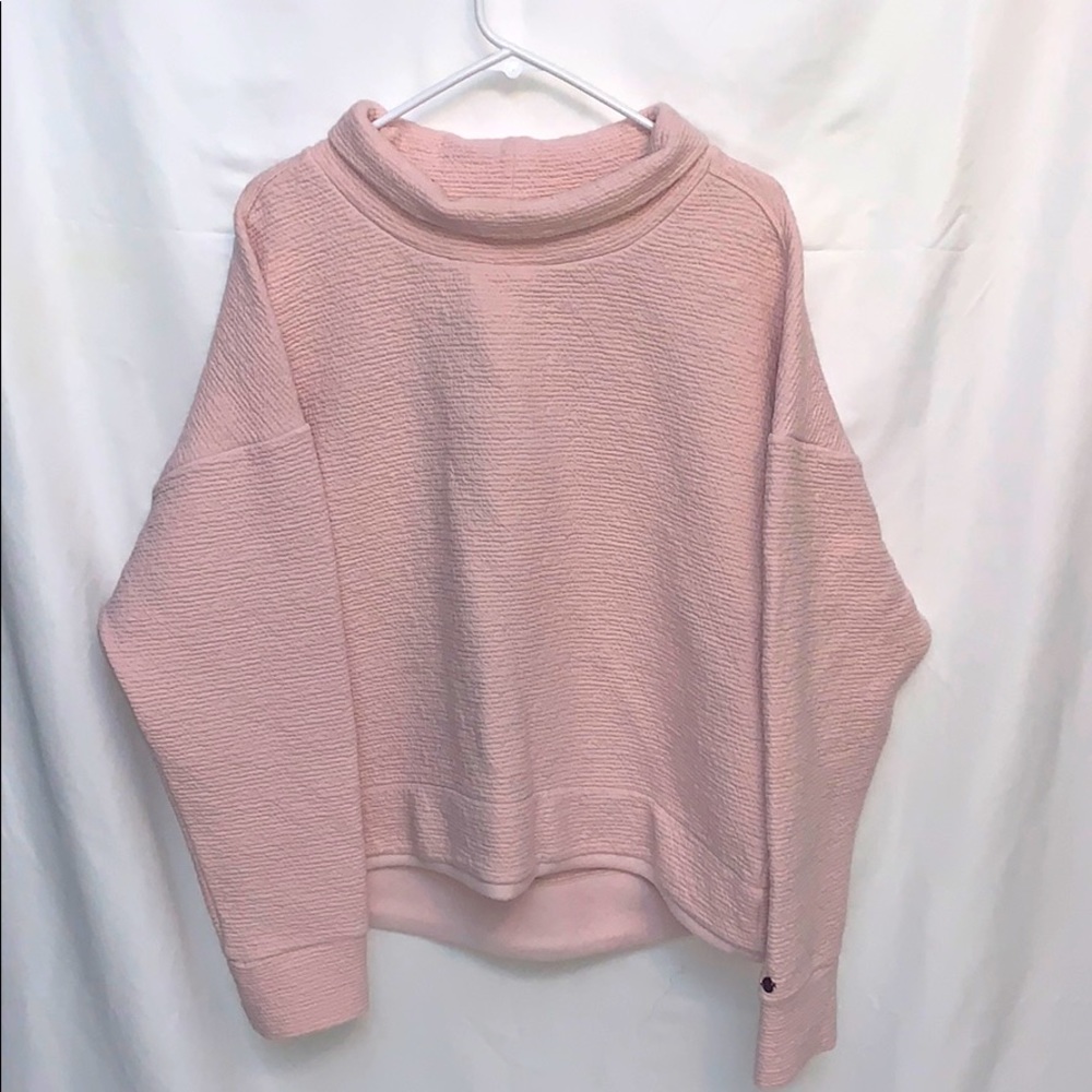 Calia by Carrie Underwood Rib Mock Neck Sweatshirt